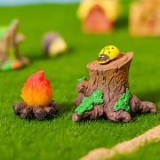 Customizable Decorative Resin Ornaments Micro Landscape Gardening Accessories Tree Stump Stone Potted Succulent Aquarium Decor - Image 3