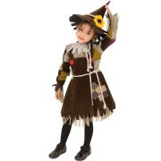 Children's Halloween Costume Green Wild Fairy Princess Skirt Adult Stage Performance Costume Little Straw Man Play Dress - Image 5