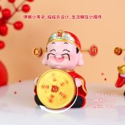 源头工厂财神转转乐摆件树脂工艺品财神爷桌面家居玄关小摆件文创 - Image 4
