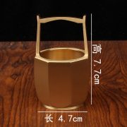2025 Horse Year Octagonal One Bucket Gold Home Living Room Desktop Bronze Small Ornament High-end Gift Pure Copper Wholesale - Image 4