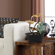 Simplified Home Water Flow Ornament Circular Wealth Attracting Office Opening Gift Living Room TV Cabinet Decor - Image 3