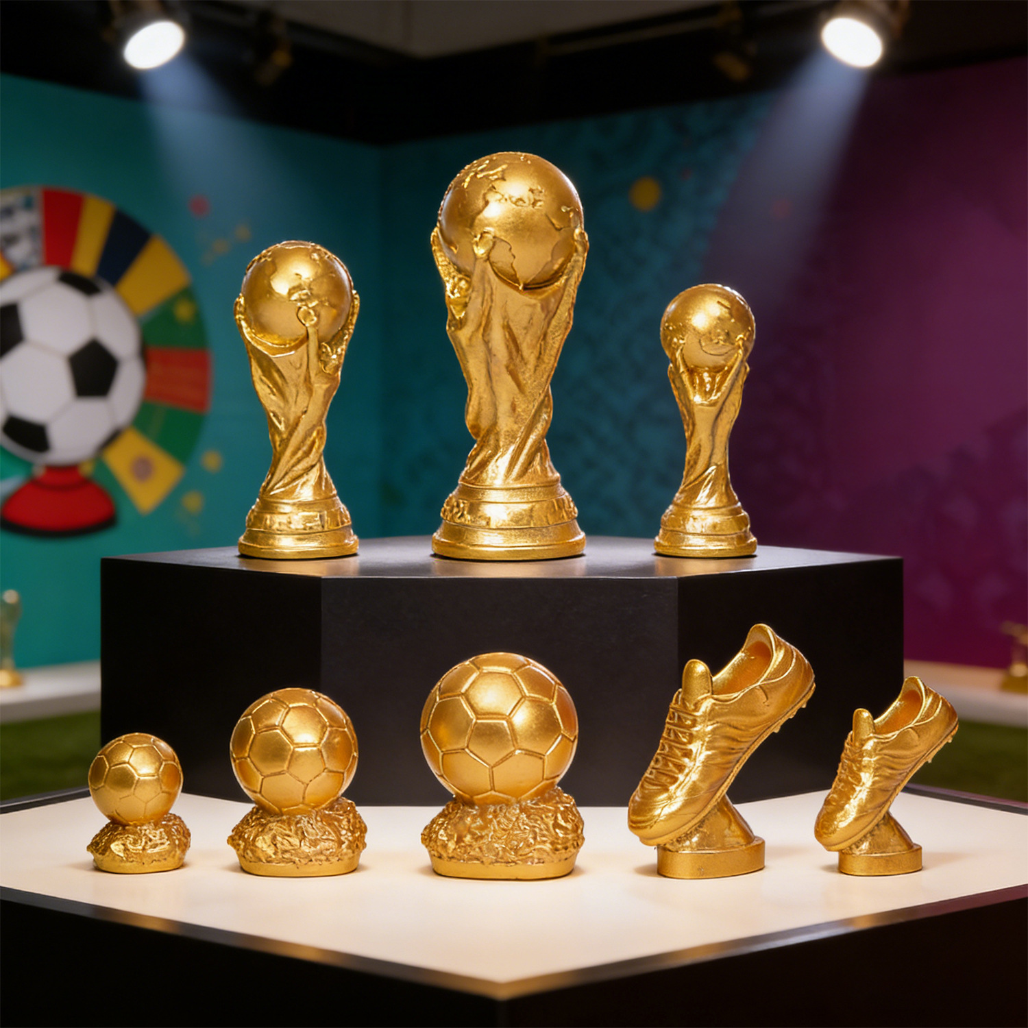 O1CN01eMz7rb1p0zt9YocQW_2218205945299-0-cib.jpg Customizable Decorative Resin Ornament Mini DIY Model Football Trophy Desktop Display Piece New Cross-Border Product - Image 1