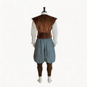 亚马逊中世纪海盗cos服装文艺复兴时期海盗cosplay衬衫套装工厂 - Image 3