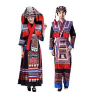Adult Stage Performance Costume National Minority Clothing For Men And Women Miao Yao Dong Tujia Yi Zhuang Dance Suit - Image 5