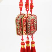 Langjiang Best Selling Lucky Charm Car Hanging Ornament Metal Medal Badge Custom Made Ancient Style Wealth Attractor - Image 5