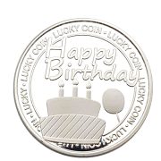 Custom Metal Medal Badge Birthday Greeting Cake Topper Engraved 3D Emblem Ideal Gift for Lovers Elderly Friends - Image 6