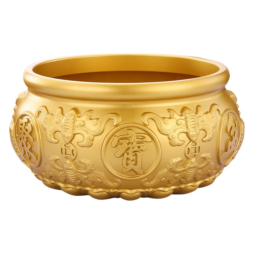 O1CN01ej9MSh1Bs2vOXgvHH_0-0-cib.jpg Pure Brass Wealth Attraction Bowl Double Fish Design Custom Metal Badge Home Office Decorative Item Customizable Metal Medal - Image 1