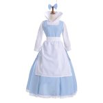 Beauty And The Beast Maid Adult Stage Performance Costume Princess Outfit Halloween Lolita Cosplay Apparel For Women