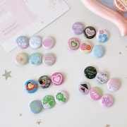 Custom Metal Medal Badge Mini Barbecue Iron Chest Pin Painful Package Scrapbooking Decoration Pin Girls Small Gift Jewelry Pendant