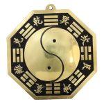 Custom Metal Tai Chi Mirror Ornament Copper Alloy Concave Convex Wall Hanging Artifacts Chinese Feng Shui Decorative Items