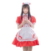 Large Size Adult Stage Performance Costume Black And White Maid Uniform Cosplay Japanese Style Cafe Waitress Outfit
