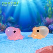 Glow-in-the-dark Colorful Mini Octopus Decorative Ornaments Customizable Aquarium Landscape DIY Accessories Resin Crafts - Image 4