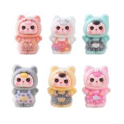 New Customizable Decorative Ornament Flocking Stationary Overalls Small Doll Miniature Landscape Creative Desktop Resin Crafts - Image 5