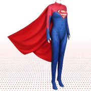 Adult Superhero Cosplay Costume Tight Suit With Cape Halloween One-Piece Suit European And Fantastic Style Stage Performance - Image 4