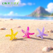 Customizable Decorative Crystal Star Shell Ornament Miniature Resin DIY Landscape Desktop Decoration Mobile Phone Case Accessory - Image 4