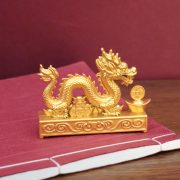 Direct Factory Sale Business Gift Metal Craftwork Customizable Lucky Dragon Coin Desktop Decoration for Opening Ceremony and Moving - Image 2