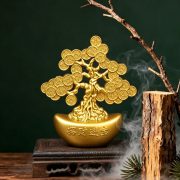 New Arrival Wealth Attraction Money Tree Decoration Office Desktop Decor Custom Metal Medal Badge One Piece Rich Treasure - Image 4