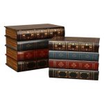European Style Vintage Decorative Book Ornament Wooden Craft Office Decor False Book Model Retro Photography Prop