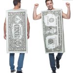 Adult US Dollar Bill Costume for Stage Performance Halloween Party Outfit Funny Walking Dollar Bill Cross-Border Wholesale
