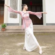Classical Dance Practice Outfit Women's Dancewear Ethereal Gown Chinese National Dance Performance Top Costume - Image 3