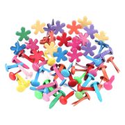 Colorful Two-foot Nail Children's Handcraft Horn Nail Creative DIY Decoration Material Accessories Metal Badge Custom Medal