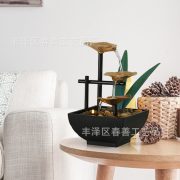 Home Decor Office TV Shopping Iron Art Flowing Water Fountain Ornament Cross-Border Feng Shui Decorative Accessories - Image 4