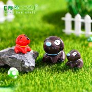 微景观摆件 树脂工艺品 DIY造景饰品  盆栽装饰 3款坐小狗 - Image 2