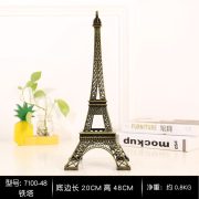 Paris Eiffel Tower Building Model Decorative Item Custom Metal Craftwork for Home Living Room TV Cabinet Bar Shelf Decoration - Image 5