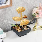 Creative Home Decor Wealth Attracting Landscape Flowing Water Fountain Ornament Perfect Housewarming Gift Desktop Decoration - Image 4