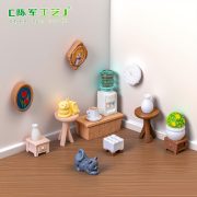 Creative DIY Customizable Decorative Ornaments Miniature Furniture Series Dollhouse Water Dispenser Potted Plant Desktop Decor - Image 3