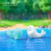 Customizable Cartoon Dolphin Leopard Animal Resin Ornament Miniature Landscape Gift Accessory Cat Fox Rabbit Decorative Craft - Image 4