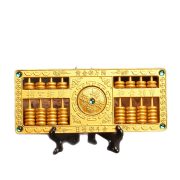 Green Gem Abacus Lucky Turn Around Office Decorations Custom Metal Medal Badge Gold Weight Opening Gifts - Image 5