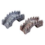 Customizable Resin Craft Ornament Miniature Landscape Decorative Courtyard Bridge Creative Artwork Home Decor Accessories