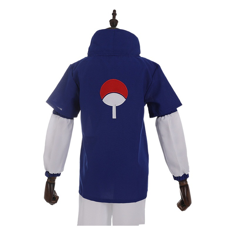 O1CN01gLlo9c1Bs2vnZTvhx_0-0-cib.jpg 动漫COS服 守智波佐助一代蓝色衣服夏装cosplay舞台表演服装 - Image 1