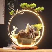 New Chinese Style Flowing Water Fountain Ornament for Living Room Office Desktop Moving In Business Opening Gifts Feng Shui Wealth Attracting Decoration - Image 5