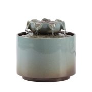 Eight Sides Wealth Ceramic Water Fountain Ornament Circular Flowing Water New Home Opening Gift Feng Shui Eight Sides Wealth - Image 5