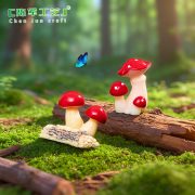 仿真蘑菇丛 微景观卡通创意蘑菇礼品摆件 DIY迷你配件 树脂工艺品 - Image 5