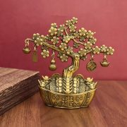 Direct Sale Wealth Tree Relief Baoyuan Pot Home Living Room Entrance Wealth Attraction Feng Shui Ornament Metal Craft - Image 4