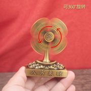 八方来财风生水起风车摆件家居装饰财源广进小风扇开运礼物工艺礼 - Image 2