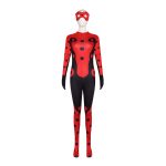Miracle Girl Cosplay Suit Adult Stage Performance Costume Reddy Ladybug Sixth Season Marina Jumpsuit Tight Performance Outfit