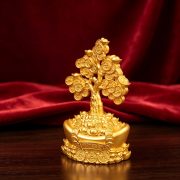 Alloy Wealth Prosperity Money Tree Ornament Wealth Coins Copper Coin Shape Chinese Style Office Desktop Decoration Custom Metal Medal Badge - Image 3