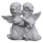 Nordic Cute Angel Couple Decorative Ornaments Customizable Resin Artwork for Living Room Entrance TV Cabinet Bar Home Decor
