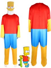 Simpsons Cartoon Cosplay Costume Adult Stage Performance Wear Family Matching Outfit One Size Fits Most - Image 2