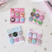 Custom Metal Medal Badge Mini Barbecue Iron Chest Pin Painful Package Scrapbooking Decoration Pin Girls Small Gift Jewelry Pendant - Image 2