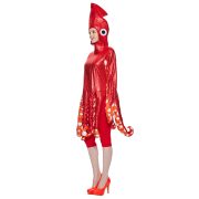 High-Quality Red Octopus Women's Stage Costume for Halloween Cosplay Ocean Party Quirky Squid Performance Outfit - Image 4
