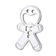 Creative Gingerbread Man Bottle Opener Doll Fridge Magnet Full Moon Wedding Beer Bottle Opener Custom Metal Medal Badge - Image 6