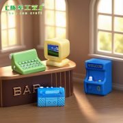 Retro Miniature Computer Game Console Customizable Decorative Ornament Dollhouse DIY Accessories Miniature Collectible Item - Image 3