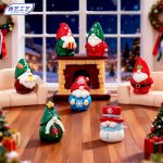 Christmas New Customizable Decorative Ornaments Miniature Easter Dwarf Figurines DIY Accessories Car Decoration Small Items