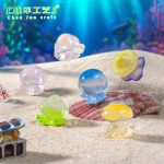 Creative Customizable Decorative Ornaments Multicolor Jellyfish Aquarium Ocean Scene DIY Decoration Eco-Friendly Resin Crafts