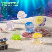 Creative Customizable Decorative Ornaments Multicolor Jellyfish Aquarium Ocean Scene DIY Decoration Eco-Friendly Resin Crafts